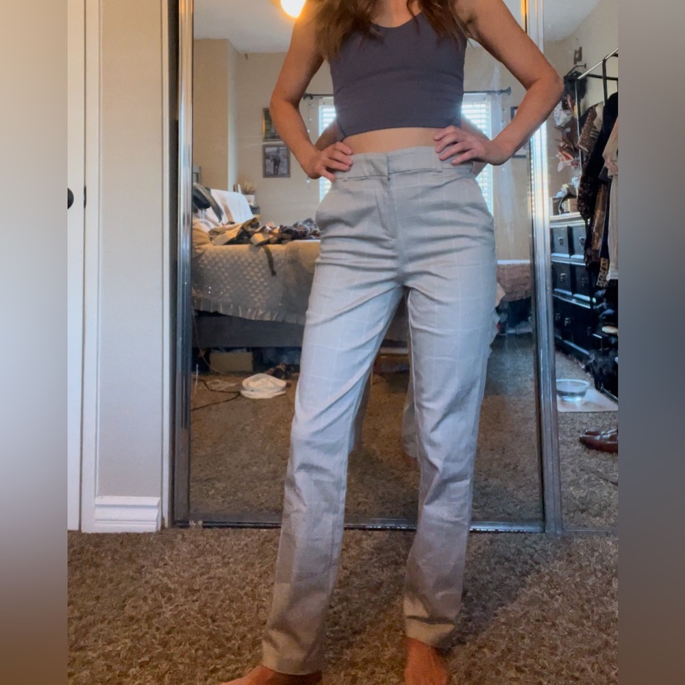 Slacks/ pants (tan/ white texture)